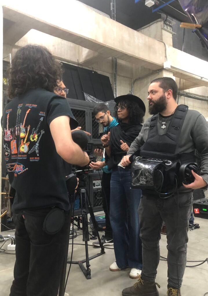 Equipo tecnico de grabación