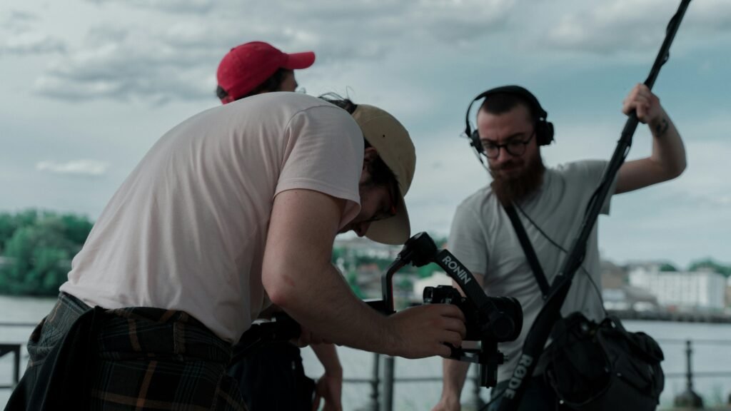 Equipo técnico de audio y video.